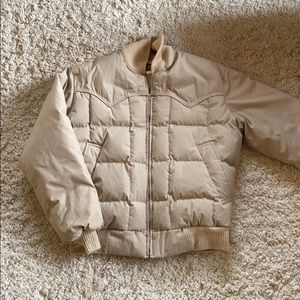 Vintage Tempco tan puffer jacket